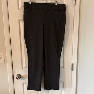 Classic Black Dress Pants Croft Barrow dark grey size 16
